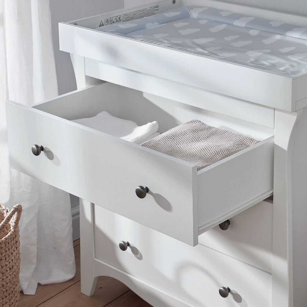 CuddleCo Clara Dresser - White