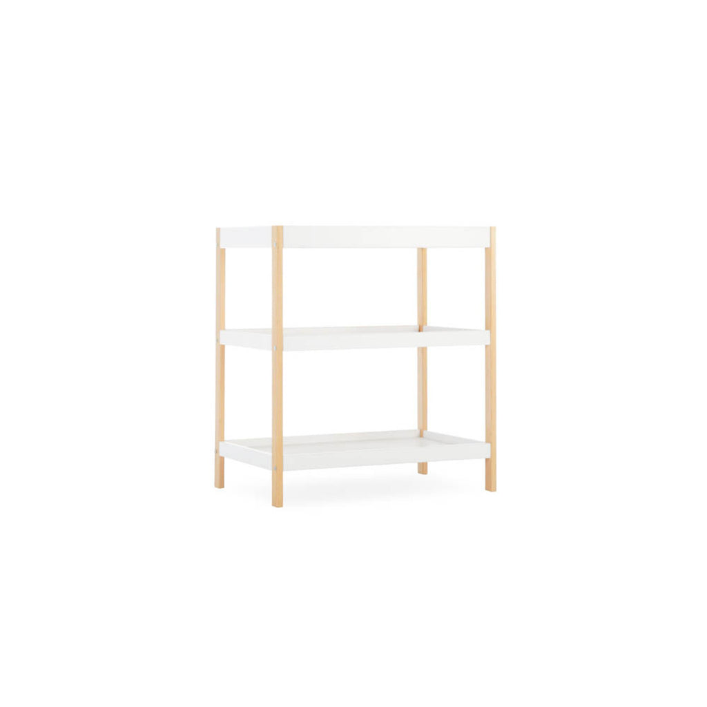 CuddleCo Nola 3 Piece Nursery Furniture Set - White & Natural