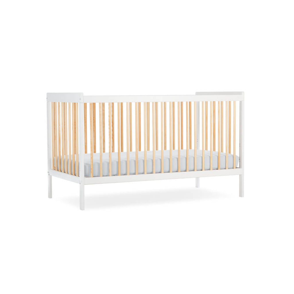 CuddleCo Nola 3 Piece Nursery Furniture Set - White & Natural