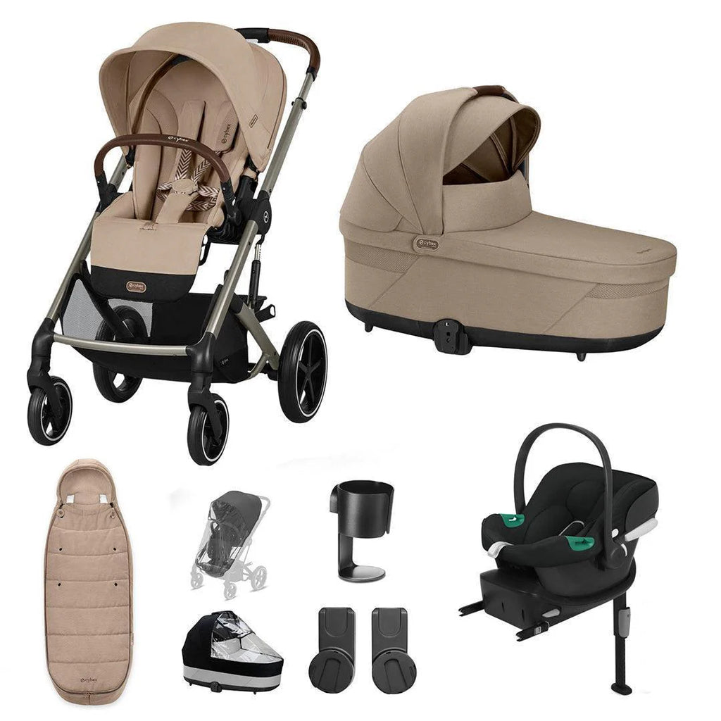 Cybex Balios S Lux Comfort Bundle - Almond Beige | Taupe (2024)