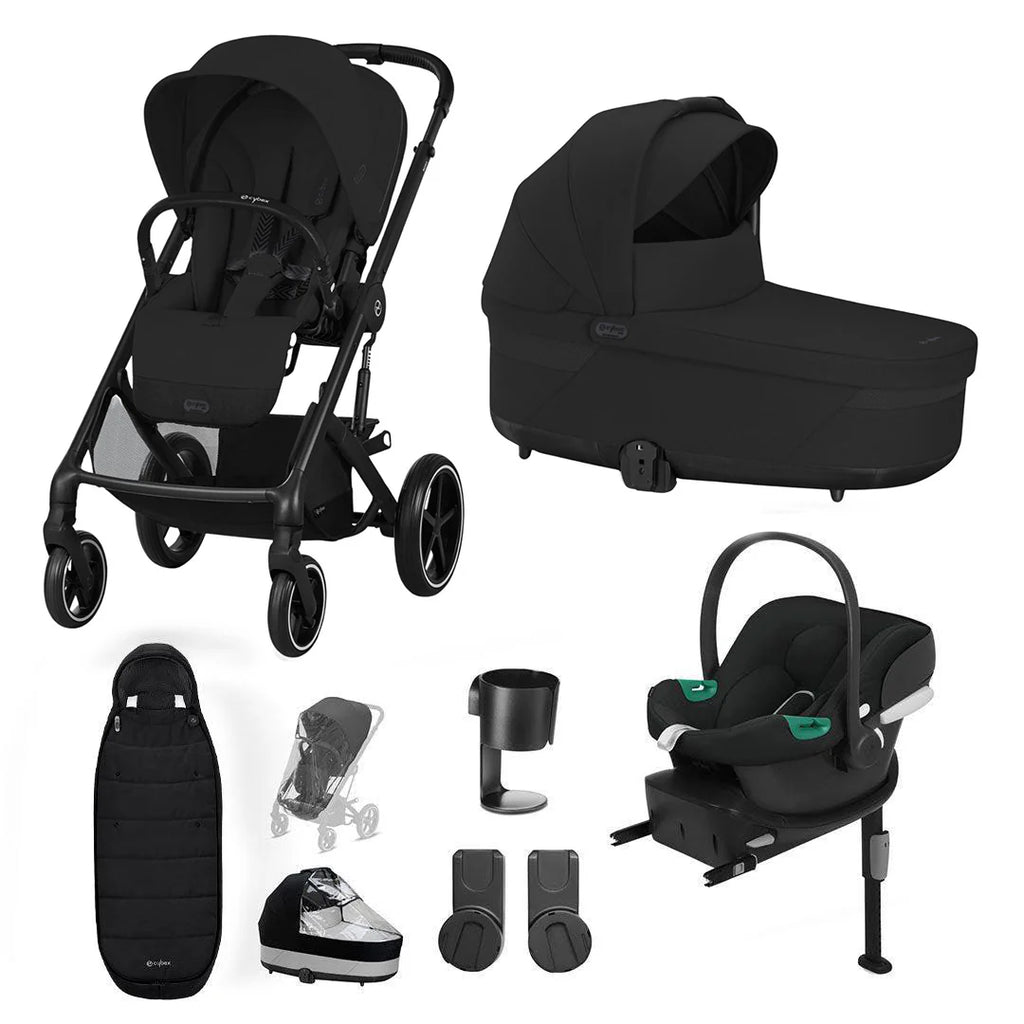 Cybex Balios S Lux Comfort Bundle | Moon Black (2024)