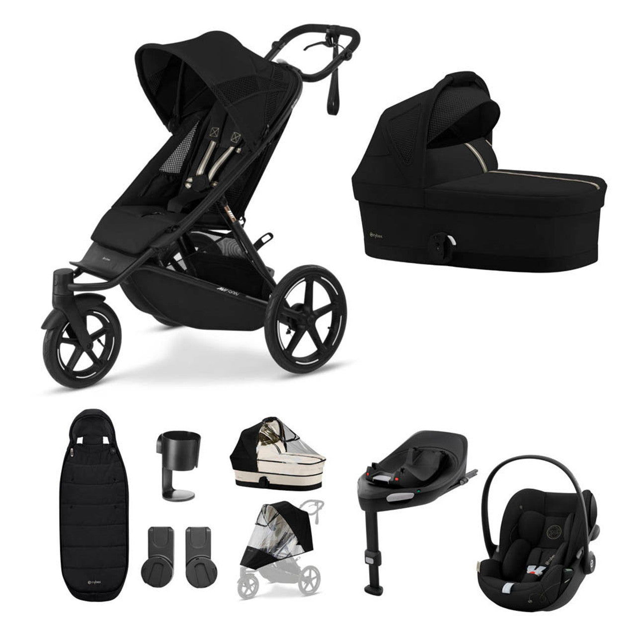 cybex glider Cybex Avi Spin Stroller & Cloud G Bundle