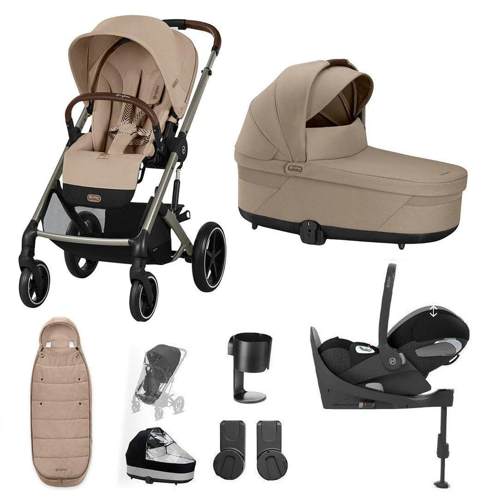 Cybex Balios S Lux & Cloud T Luxury Bundle - Almond Beige | Taupe (2024)