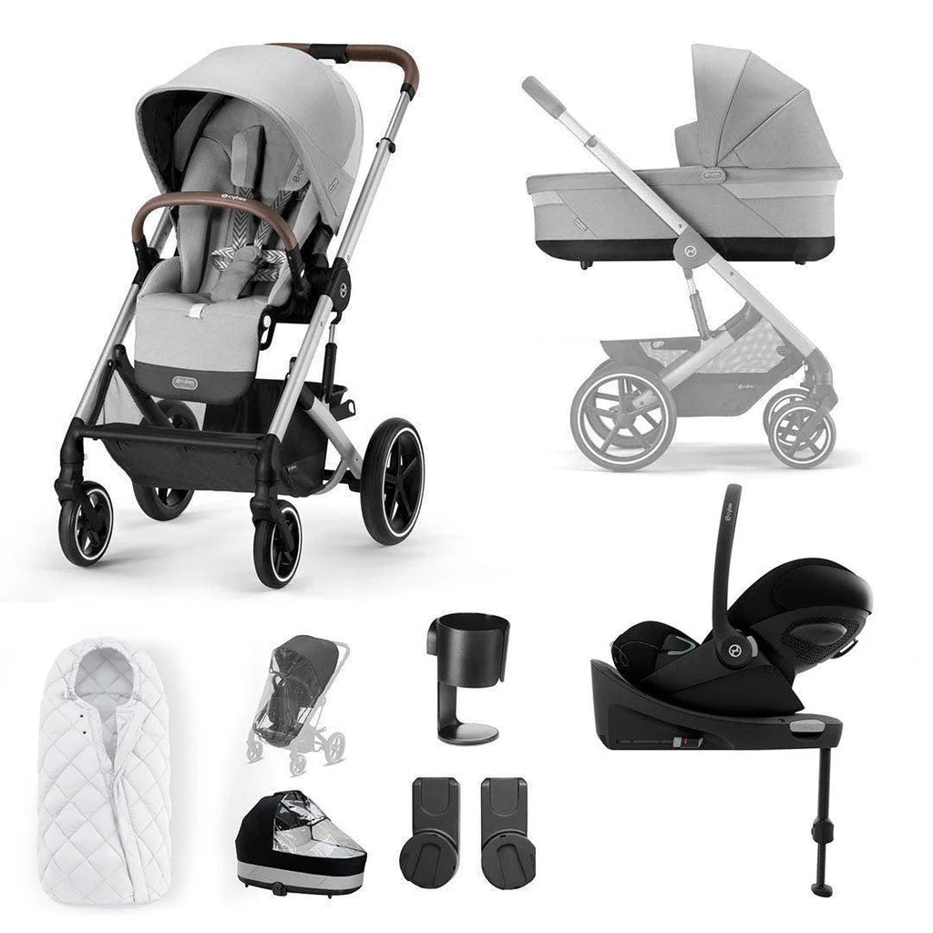 Cybex Balios S Lux Cloud G Bundle  - Silver - Lava Grey