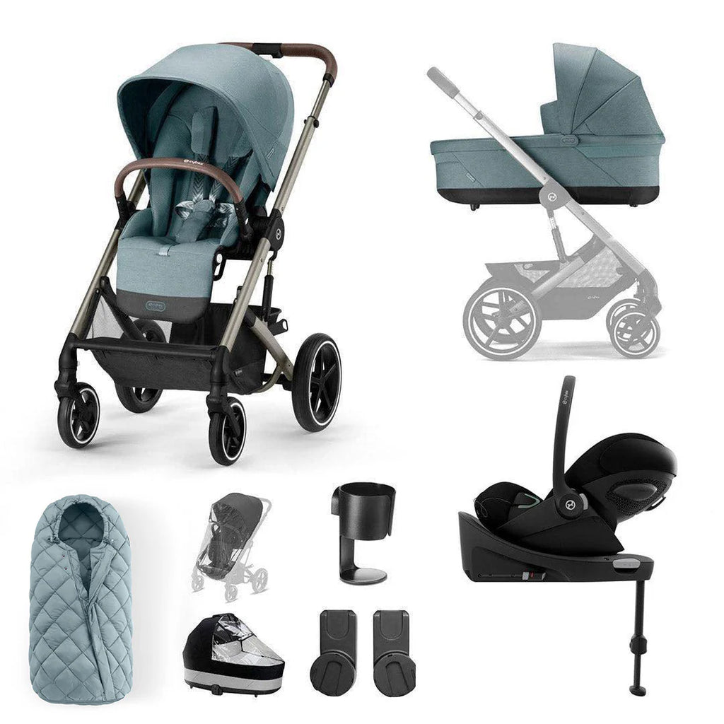 Cybex Balios S Lux Cloud G Bundle - Taupe - Sky Blue