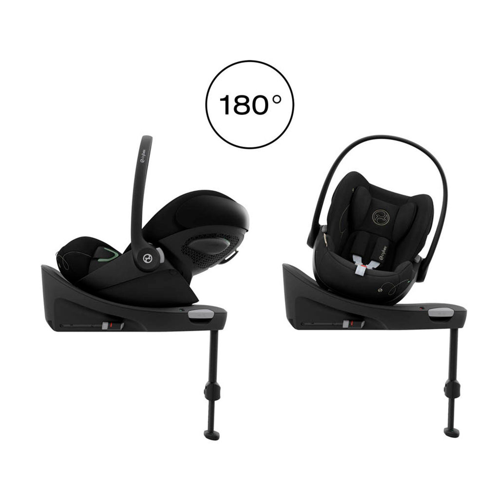 Cybex Avi Spin Stroller & Cloud G Bundle | Moon Black