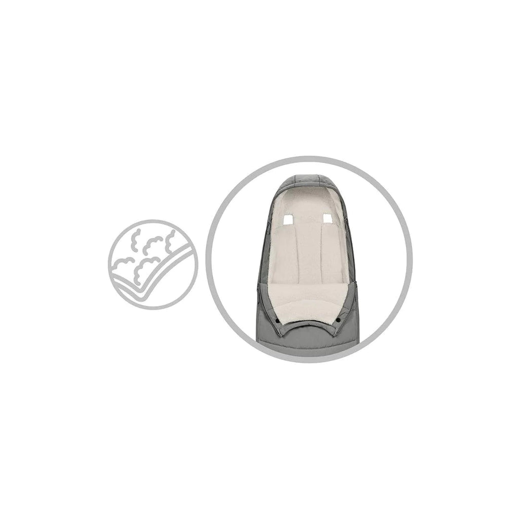 Cybex Platinum Footmuff - Mirage Grey (2023)