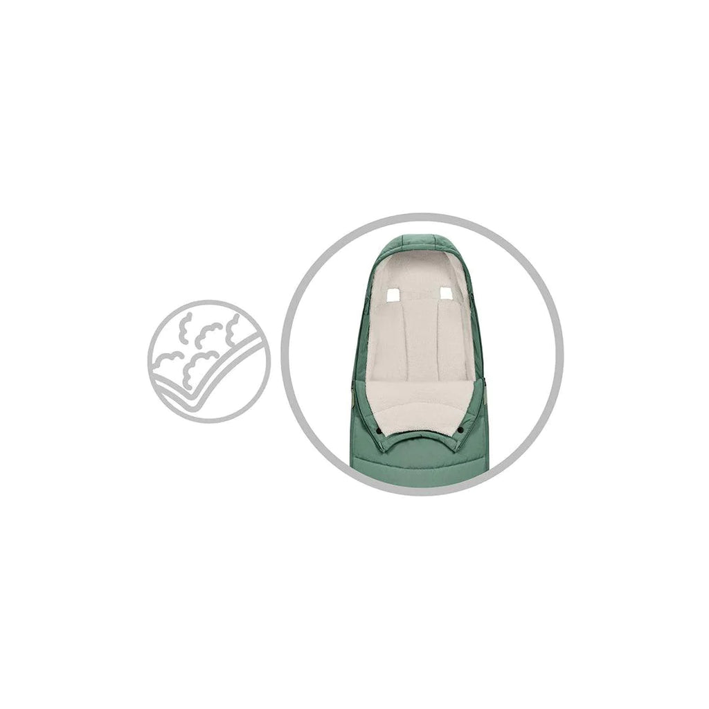 Cybex Platinum Footmuff - Leaf Green (2023)