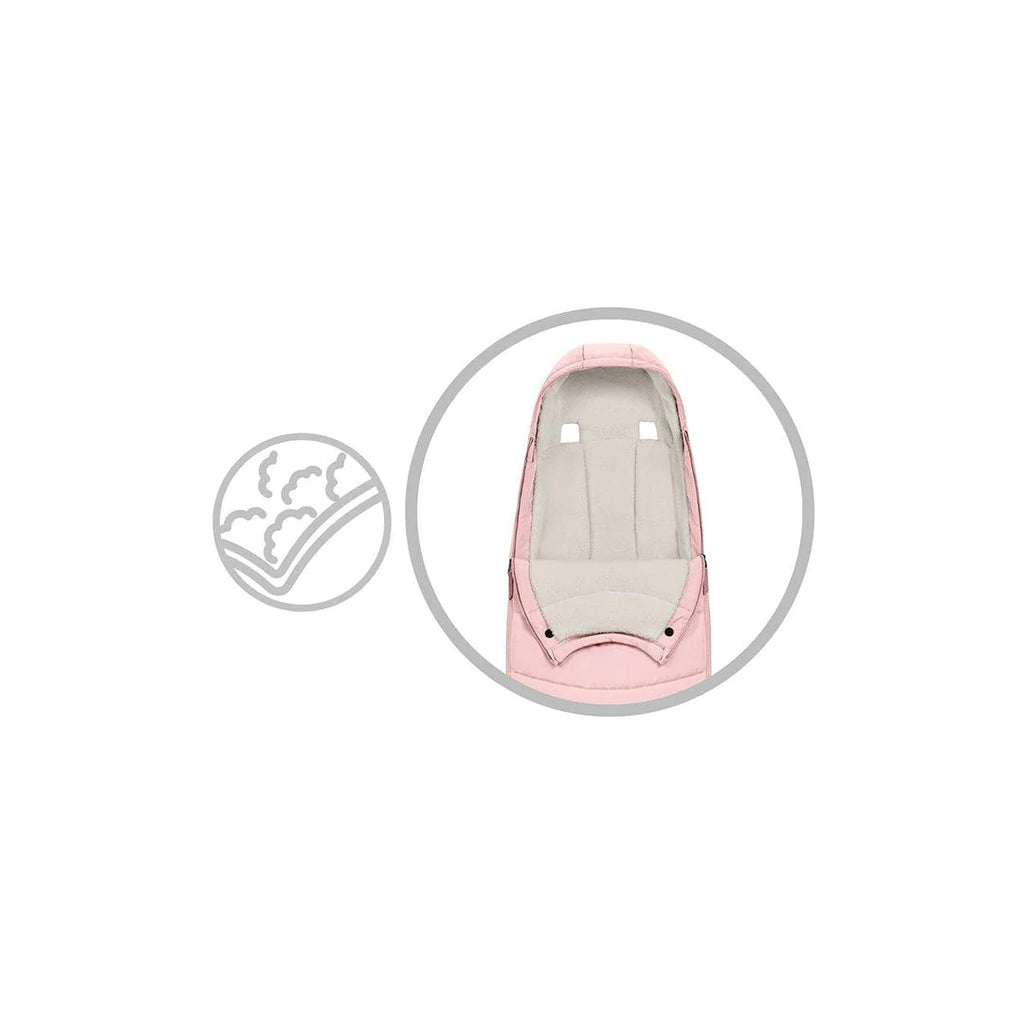 Cybex Platinum Footmuff - Peach Pink (2023)