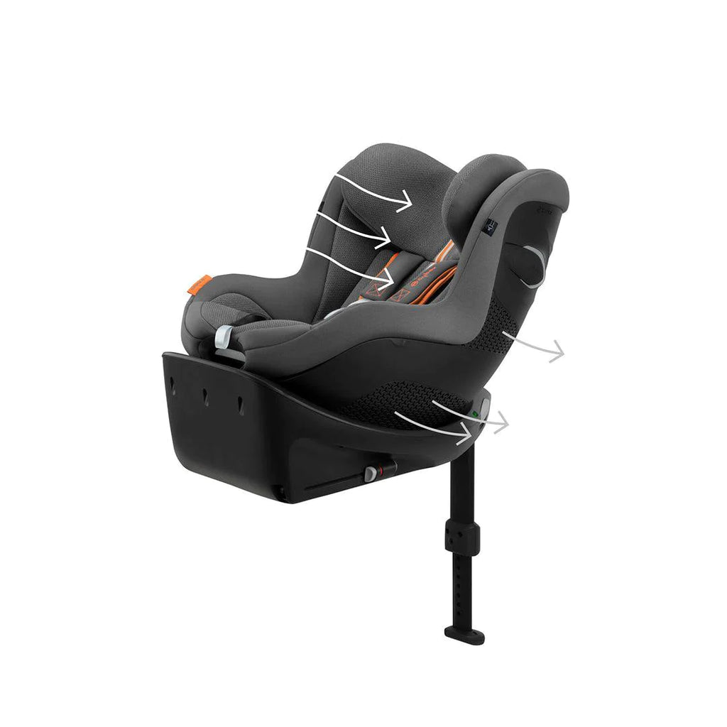 Cybex Sirona Gi i-Size Plus Car Seat - Lava Grey