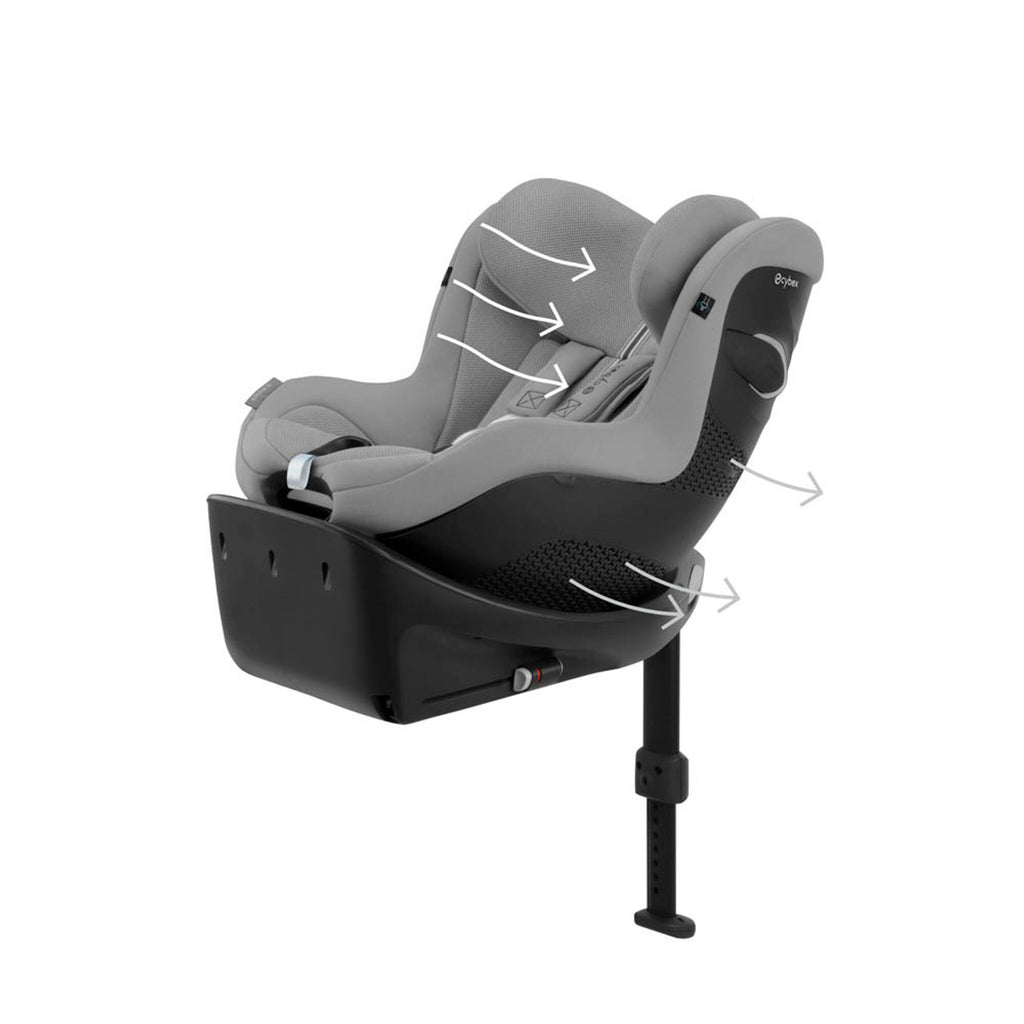 Cybex Sirona Gi i-Size Plus Car Seat | Stone Grey
