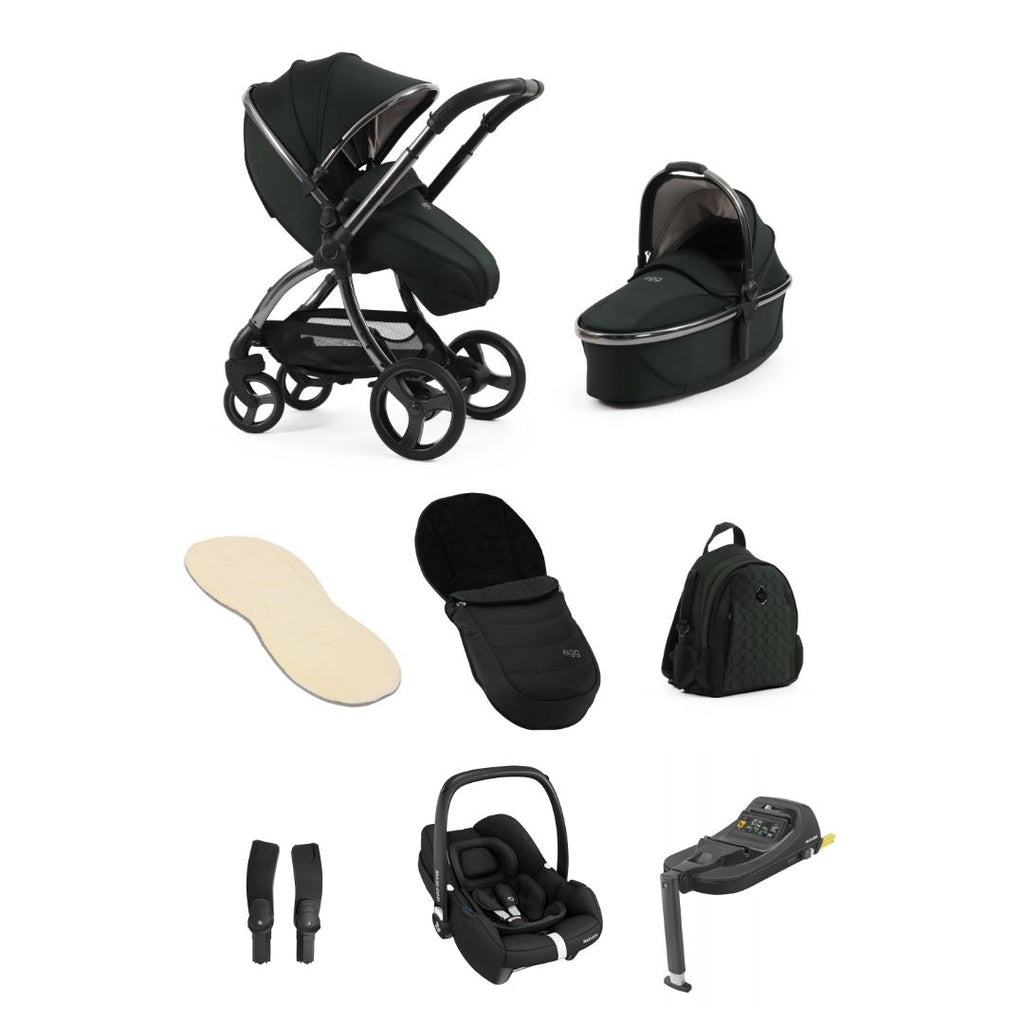 Egg3 Maxi-Cosi Cabriofix Bundle - Black Olive