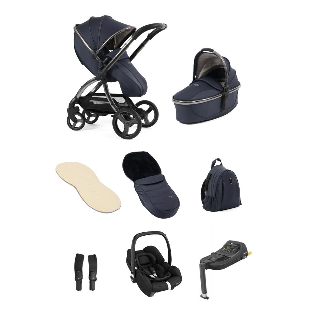 Egg3 Maxi-Cosi Cabriofix Bundle - Celestial (Free egg overnight bag)