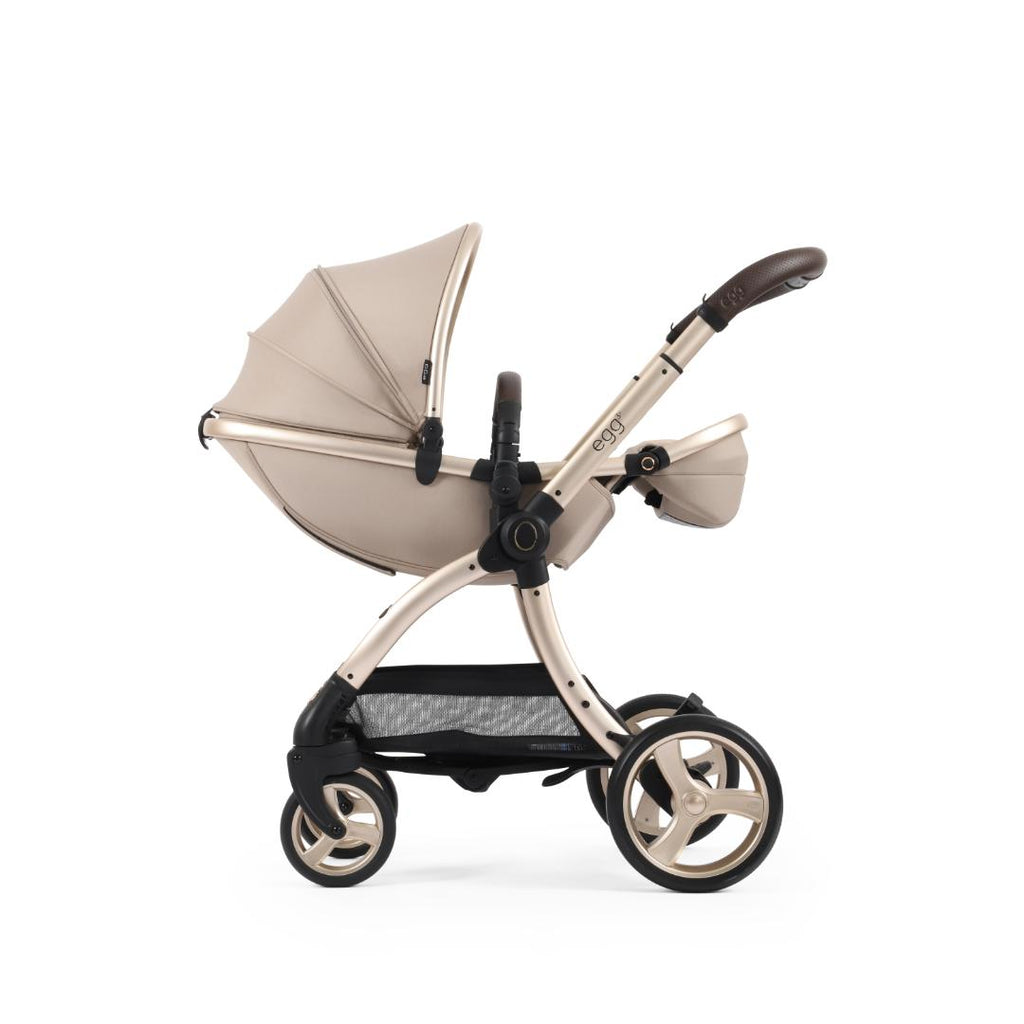 Egg3 Double Pushchair Carrycot Feather