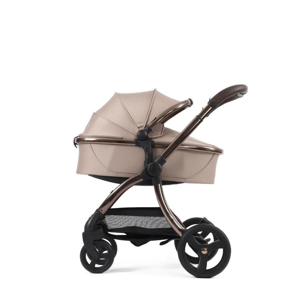 Egg3 Pushchair & Carrycot - Special Edition Houndstooth Almond