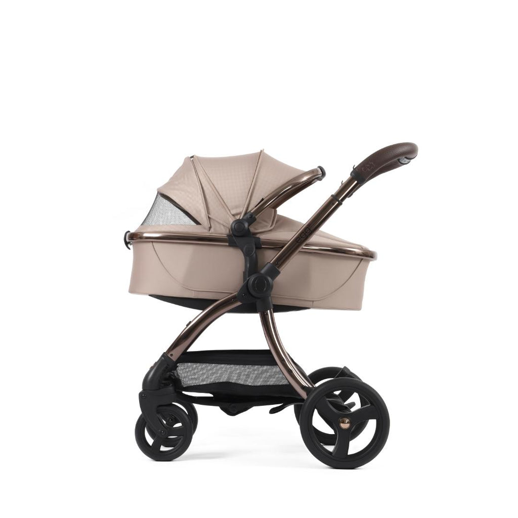 Egg3 Pushchair & Carrycot - Special Edition Houndstooth Almond