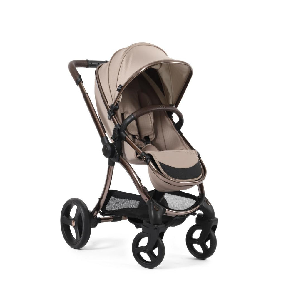 Egg3 Pushchair & Carrycot - Special Edition Houndstooth Almond