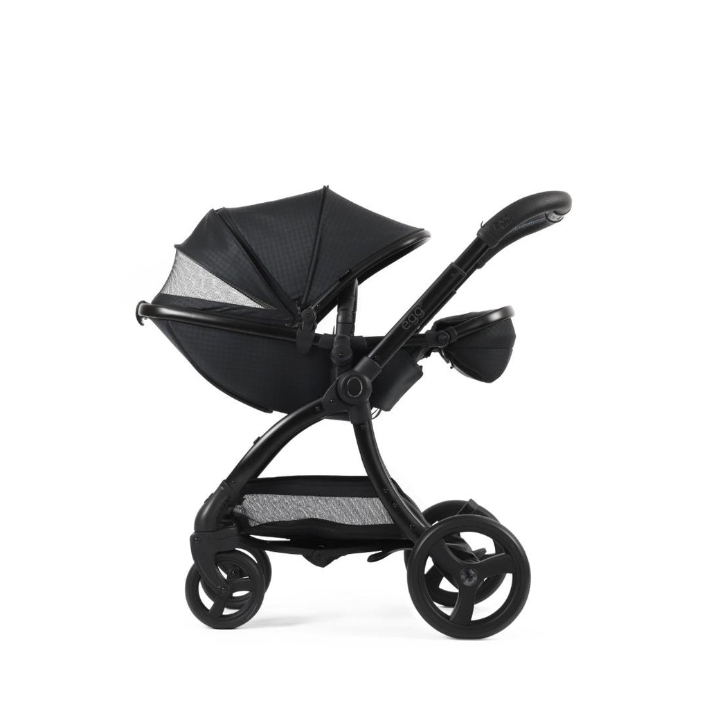 Egg3 Pushchair & Carrycot - Special Edition Houndstooth Black