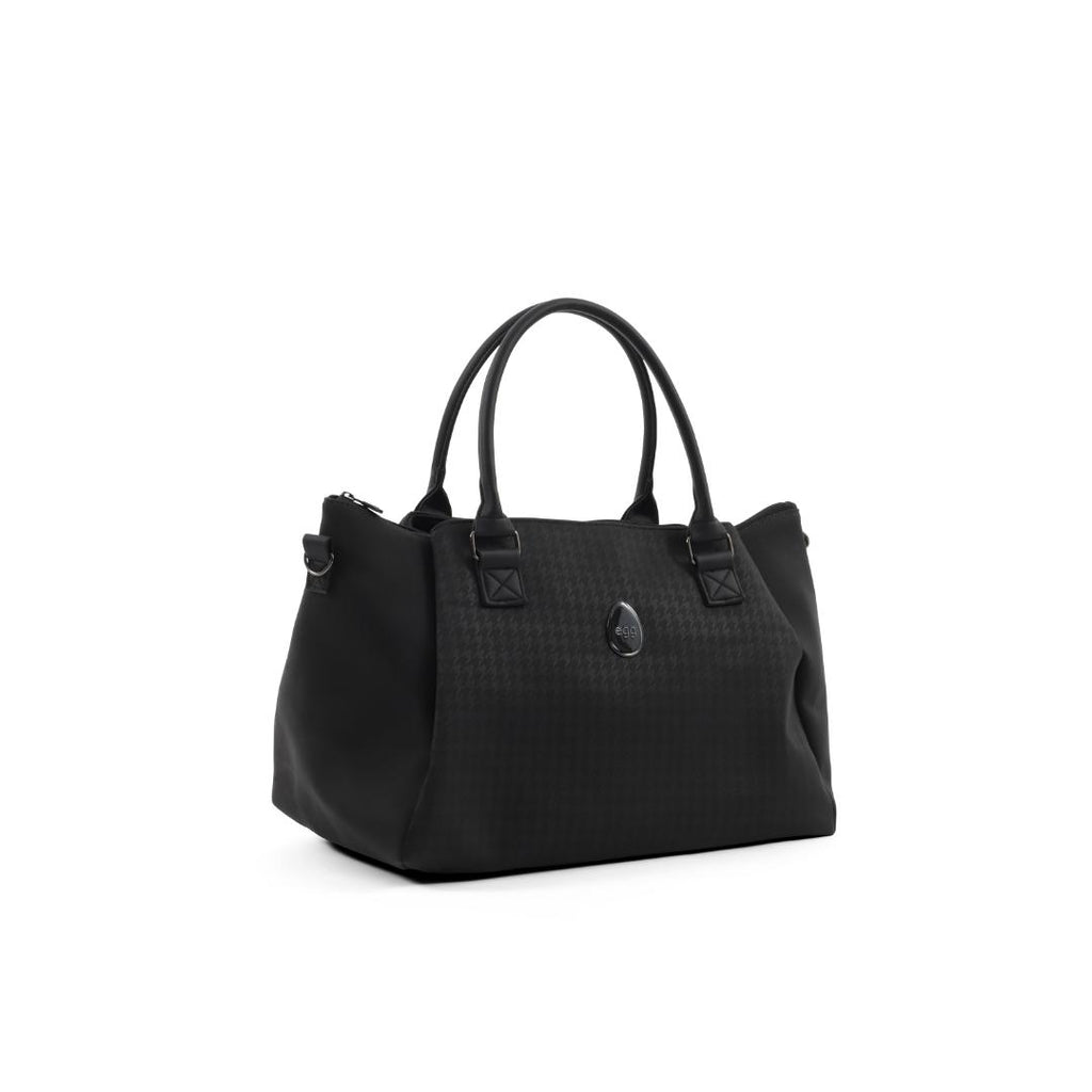 Egg 3 Overnight Bag - Houndstooth Black