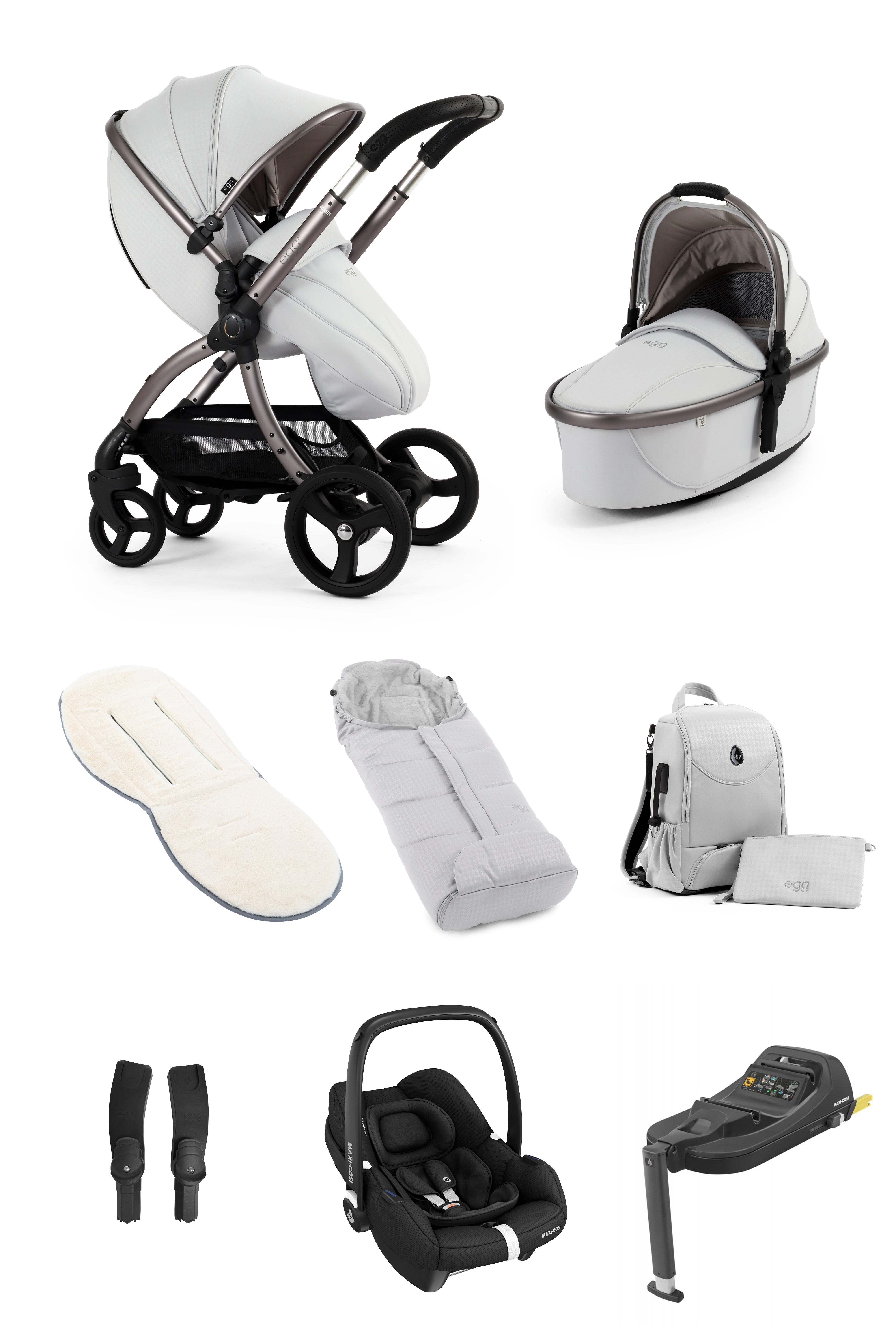 maxi cosi cabriofix stroller Egg3 Maxi-Cosi Cabriofix Bundle