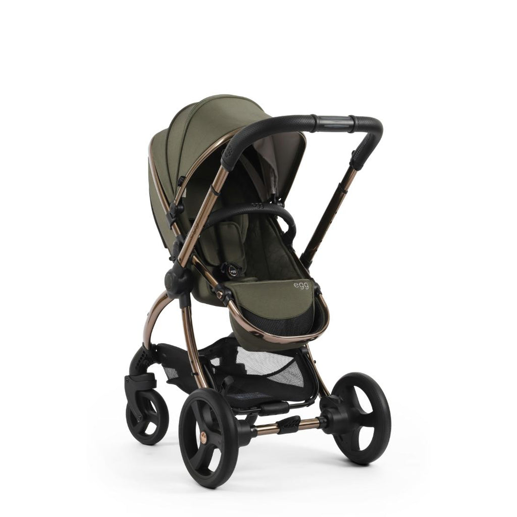 Egg3 Pushchair & Carrycot - Hunter Green