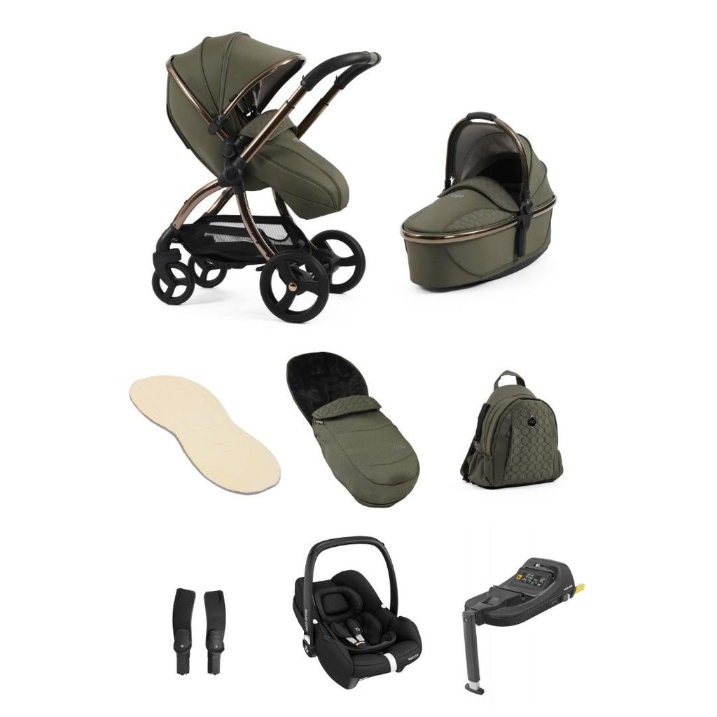 Egg3 Maxi-Cosi Cabriofix Bundle - Hunter Green