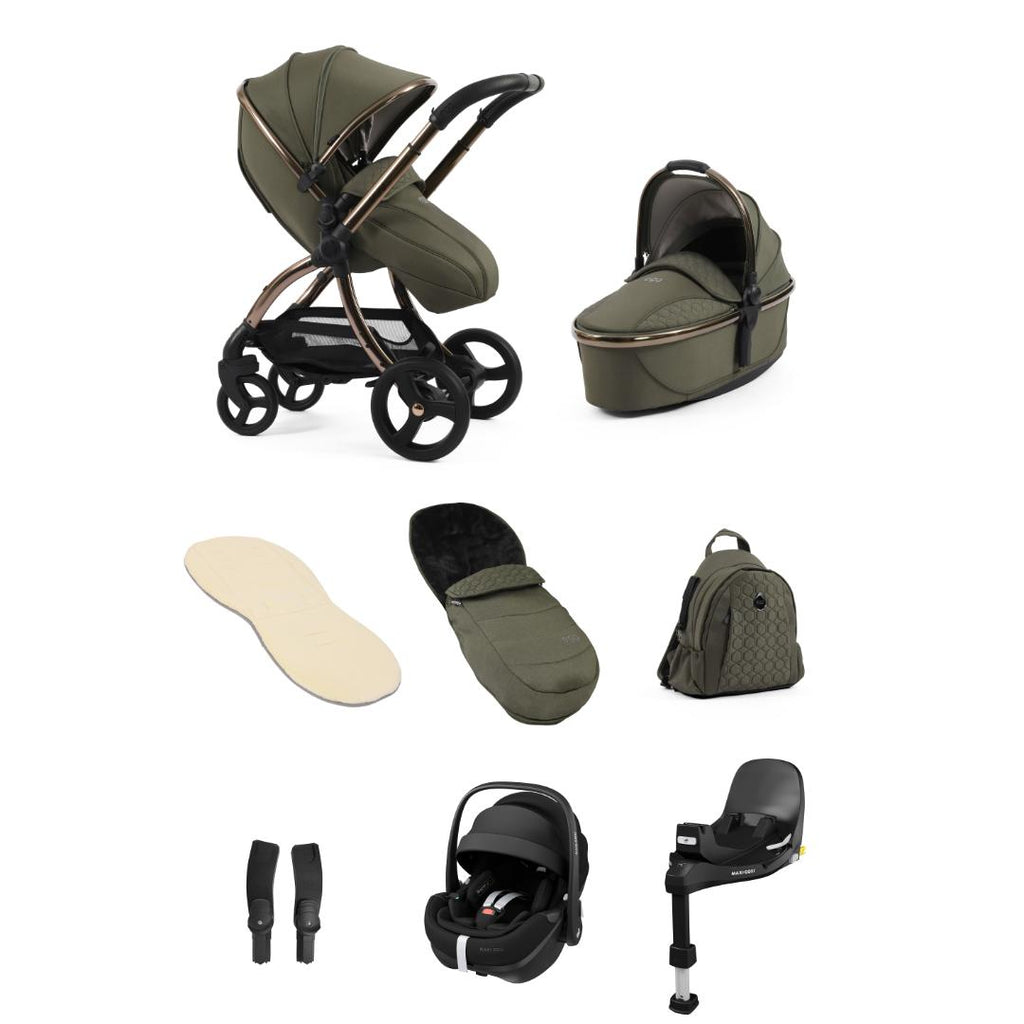 Egg3 Maxi-Cosi Pebble 360 Pro Bundle - Hunter Green