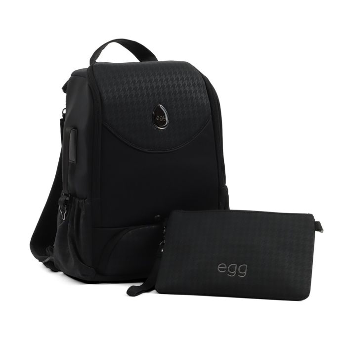 Egg3 Backpack - Houndstooth Black