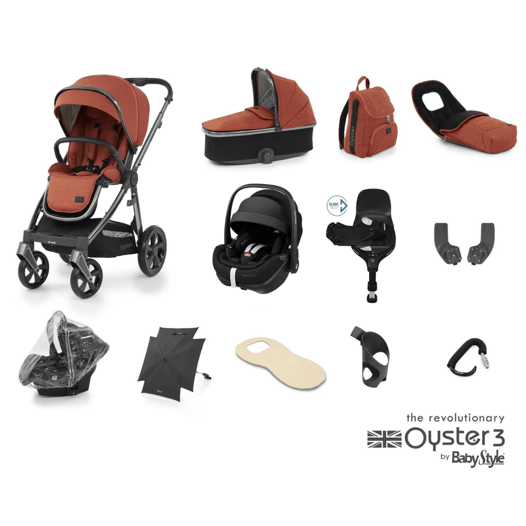 Oyster 3 best sale pram bundle