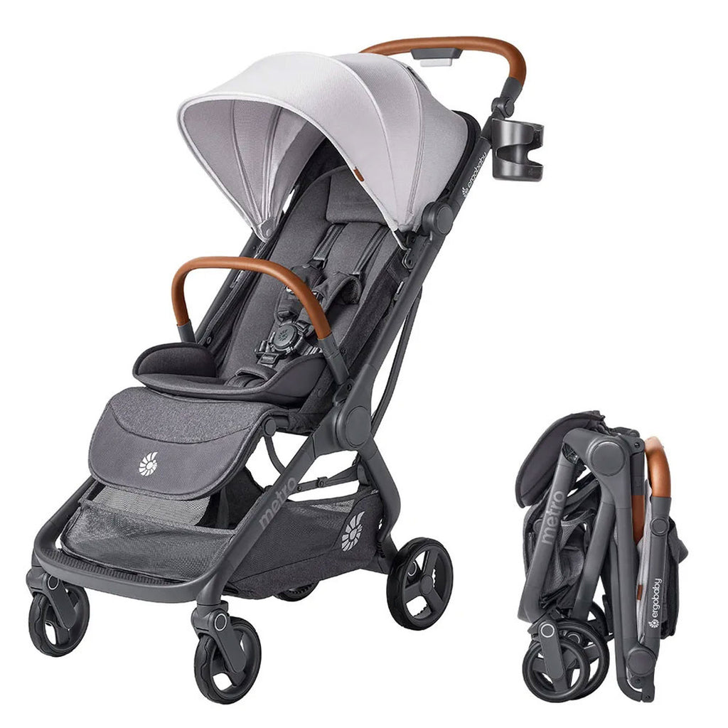 Ergobaby Metro 3 Deluxe Stroller | Pearl Grey