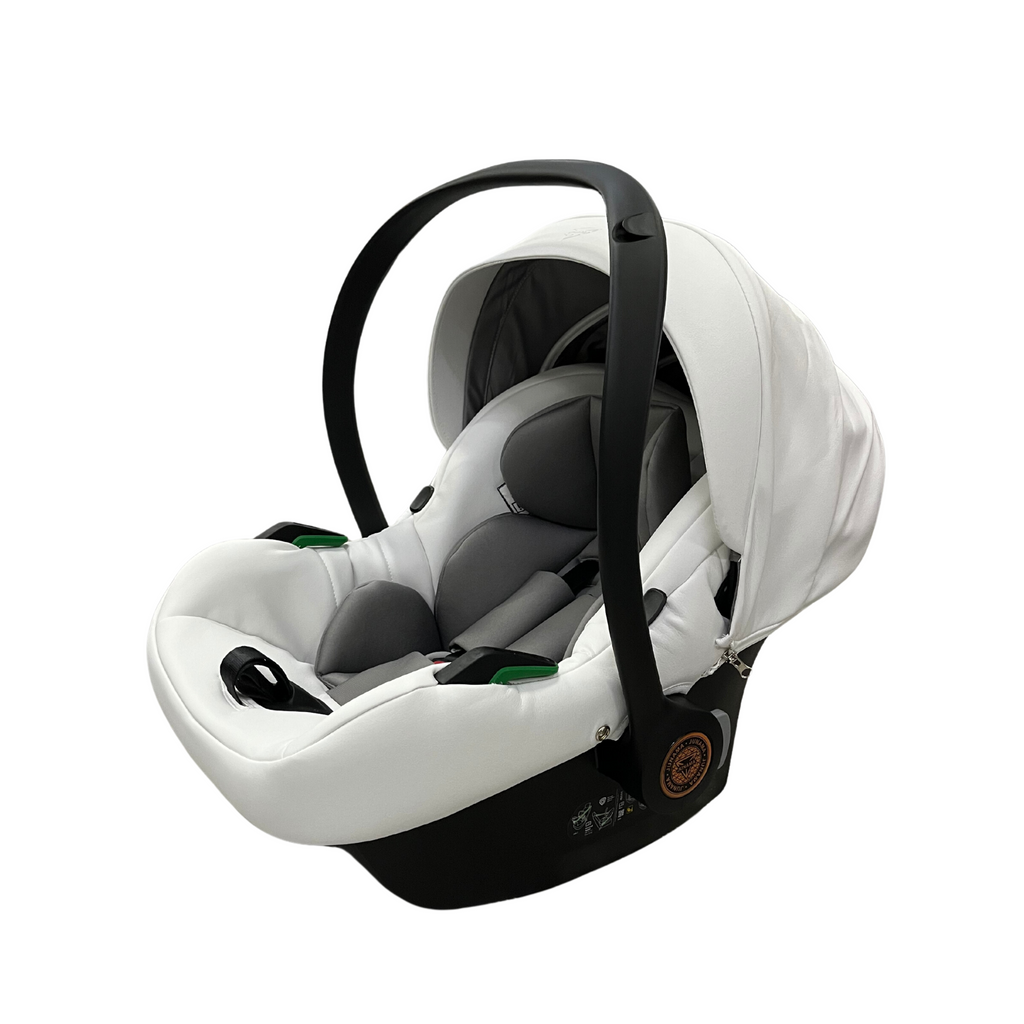 Junama Individual Fluo 3in1 Travel System | White Rose Gold