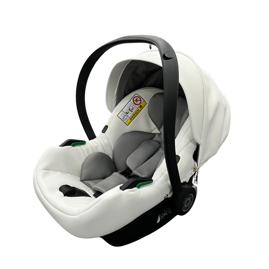 Junama Individual Fluo 4in1 Travel System | White Silver