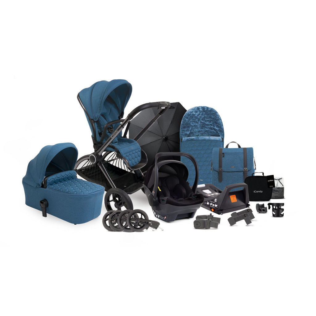 iCandy Core Complete Car Seat Bundle - Atlantis Blue