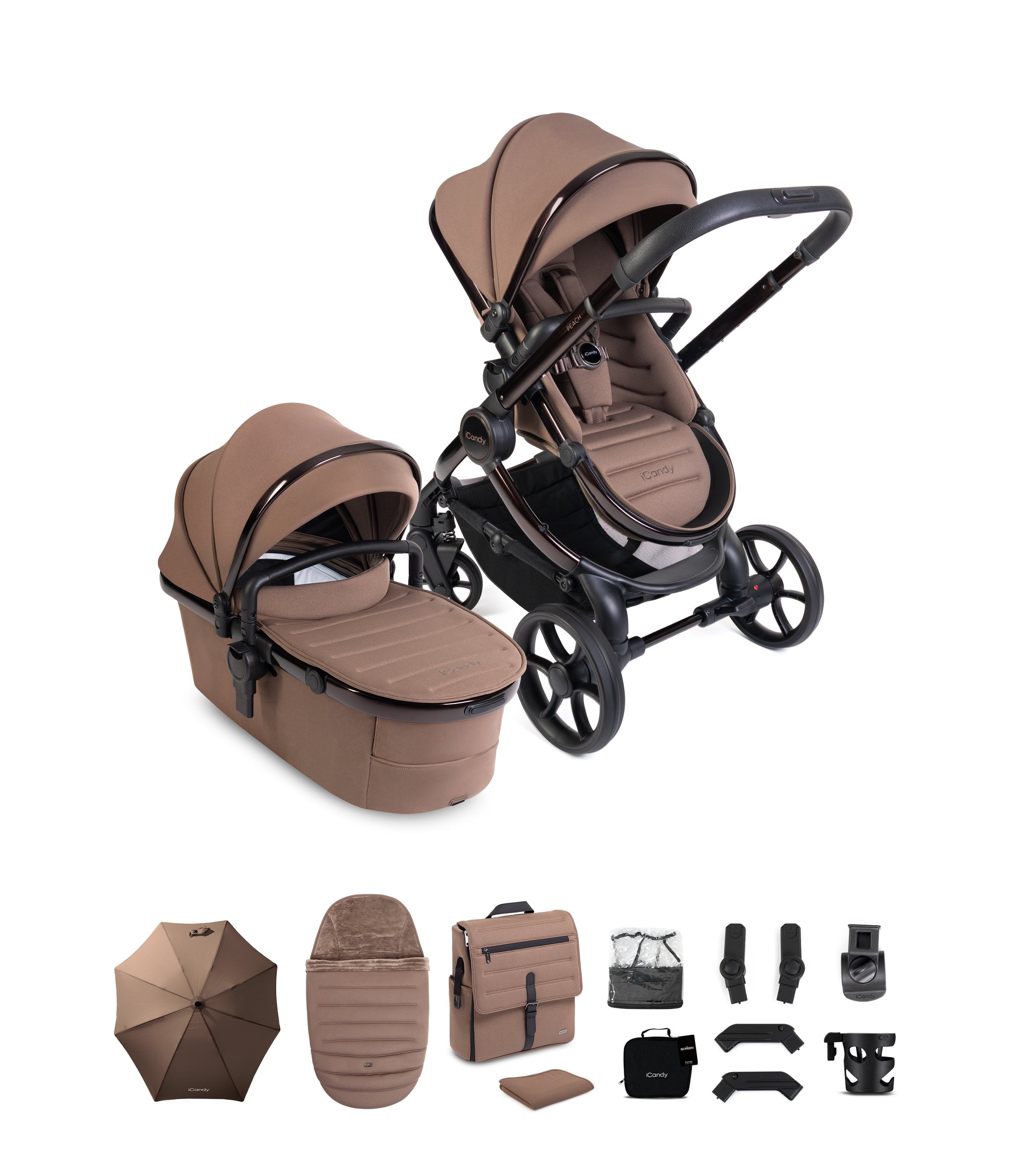 icandy peach stroller travel bag iCandy Peach 8 EDITIONS Complete Bundle