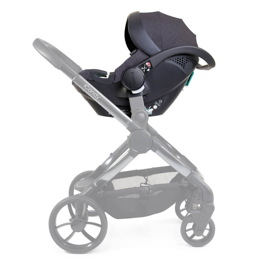 iCandy Cocoon Car Seat & Base | Dark Grey