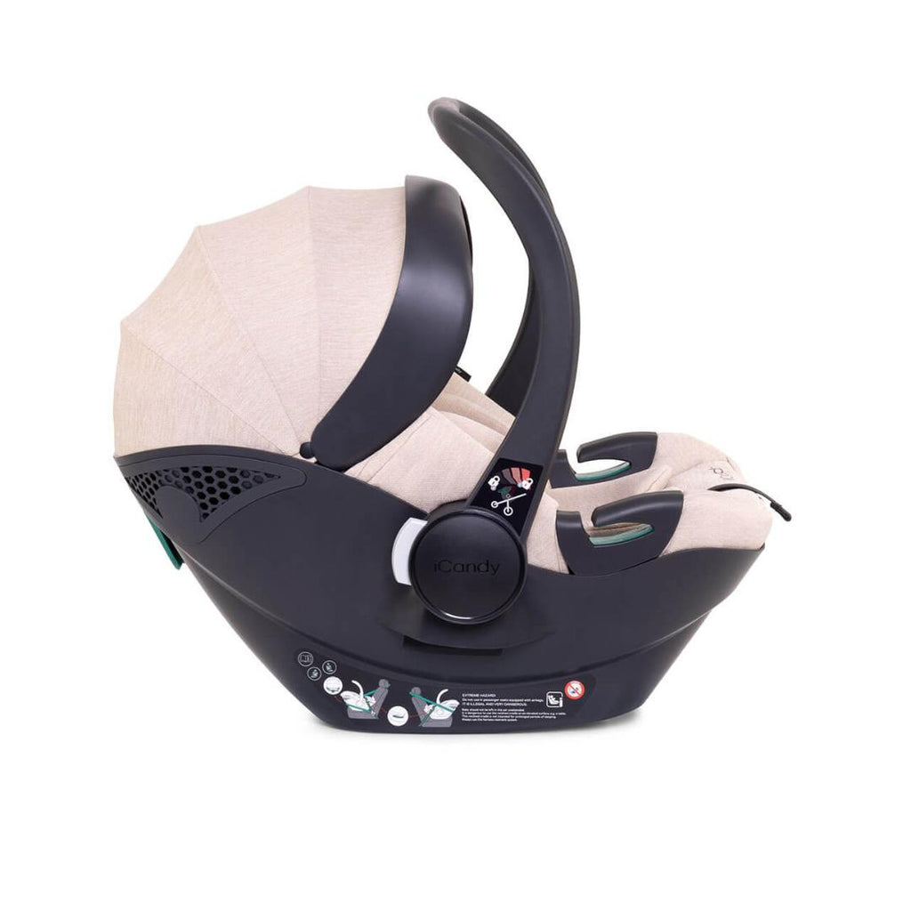 iCandy Cocoon Car Seat & Base | Latte