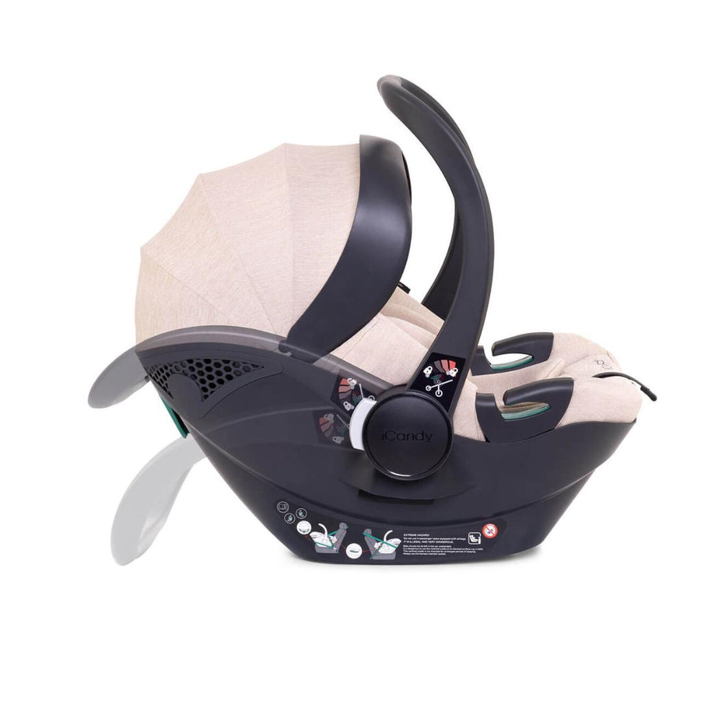 iCandy Cocoon Car Seat & Base | Latte