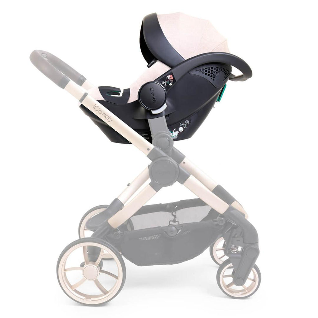 iCandy Cocoon Car Seat & Base | Latte