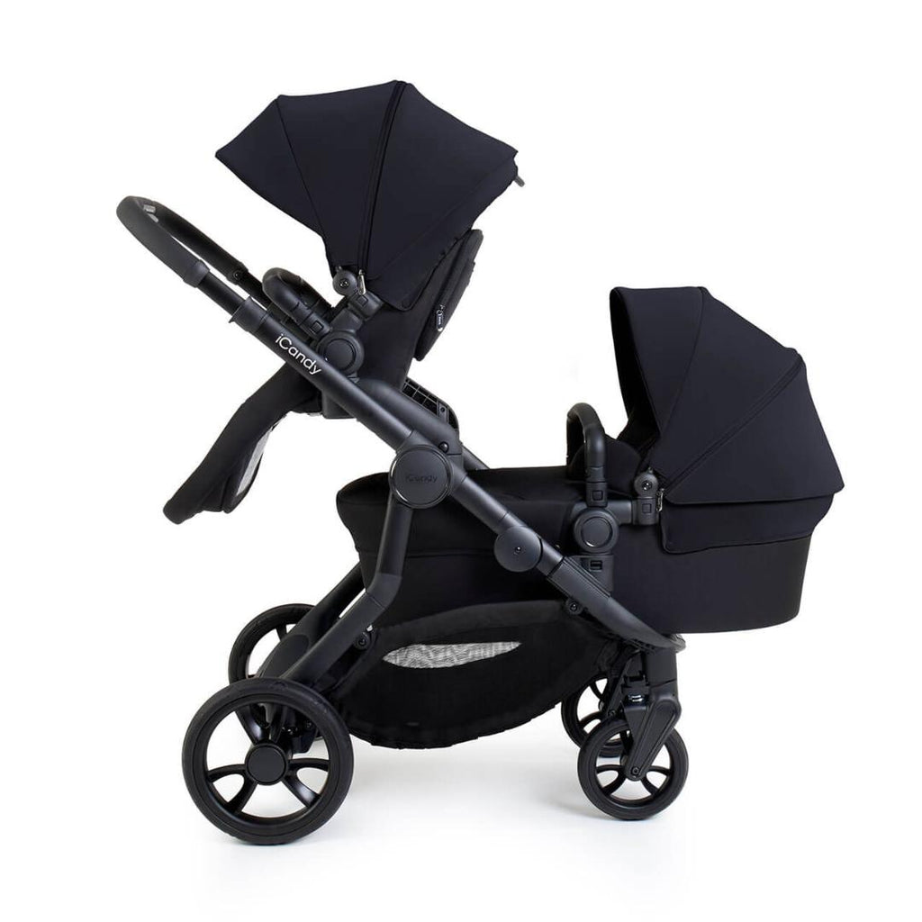 iCandy Orange 4 Complete Twin Travel System Bundle | Black Edition