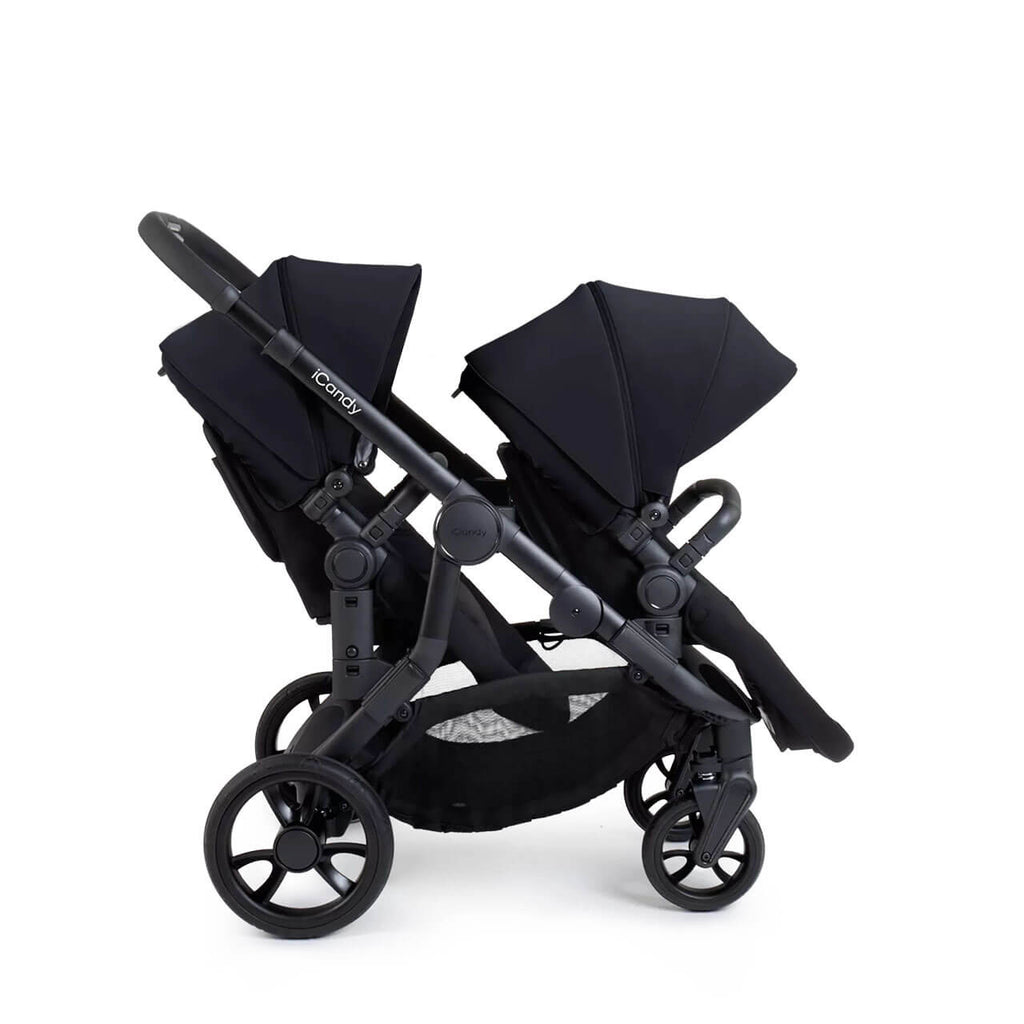 iCandy Orange 4 Complete Twin Travel System Bundle | Black Edition