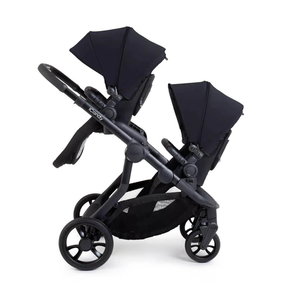 iCandy Orange 4 Complete Twin Travel System Bundle | Black Edition