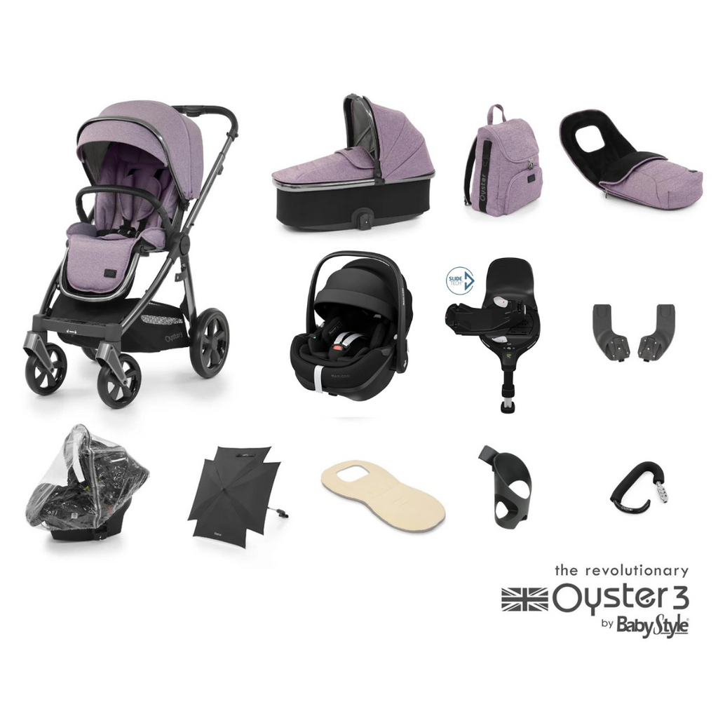 BabyStyle Oyster 3 Pebble 360 Pro Ultimate Bundle - Lavender
