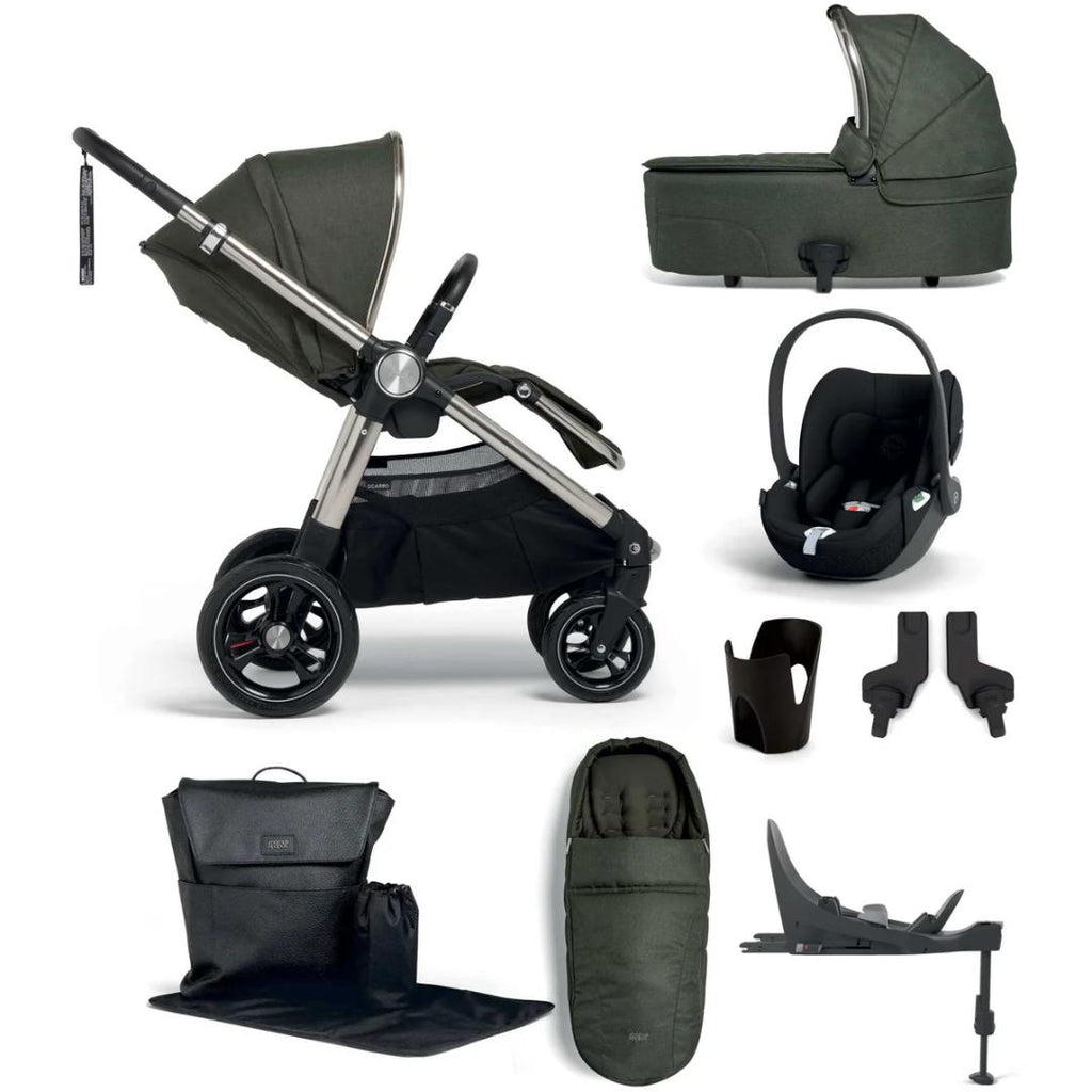 Mamas & Papas Ocarro 9-Piece Complete Cloud T Bundle - Hunter Green