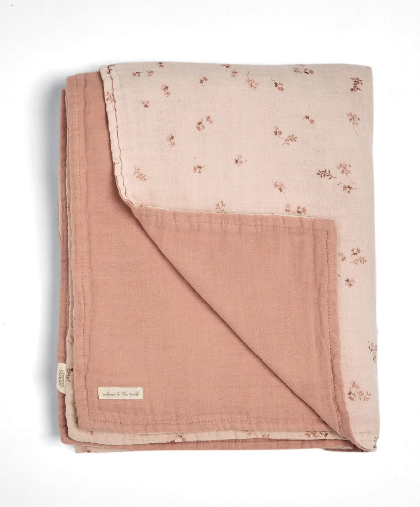 Mamas & Papas Muslin Blanket Welcome to the world | Wildflower