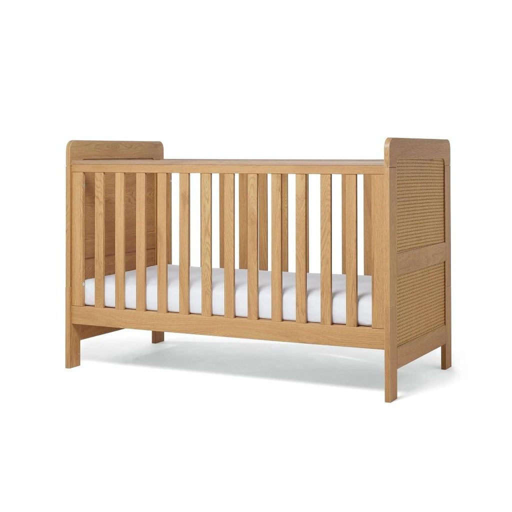 Mamas & Papas Esna 2 Piece Cotbed Set with Dresser Changer | Rattan