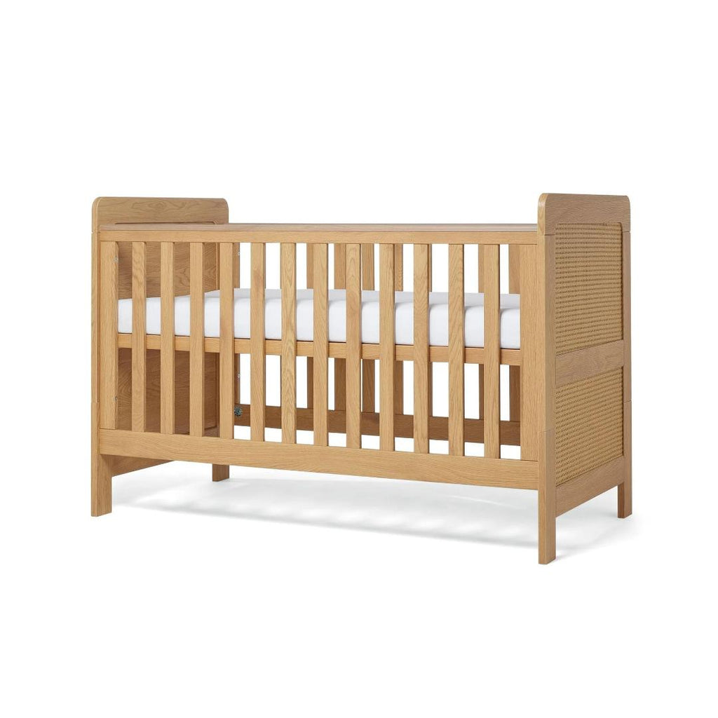 Mamas & Papas Esna 2 Piece Cotbed Set with Dresser Changer | Rattan