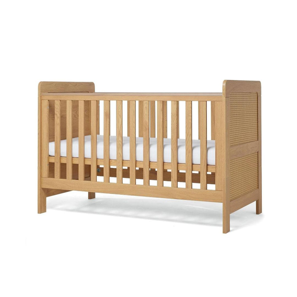 Mamas & Papas Esna 2 Piece Cotbed Set with Dresser Changer | Rattan