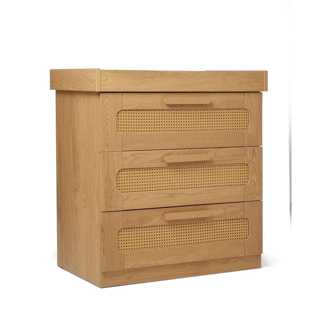 Mamas & Papas Esna 2 Piece Cotbed Set with Dresser Changer | Rattan