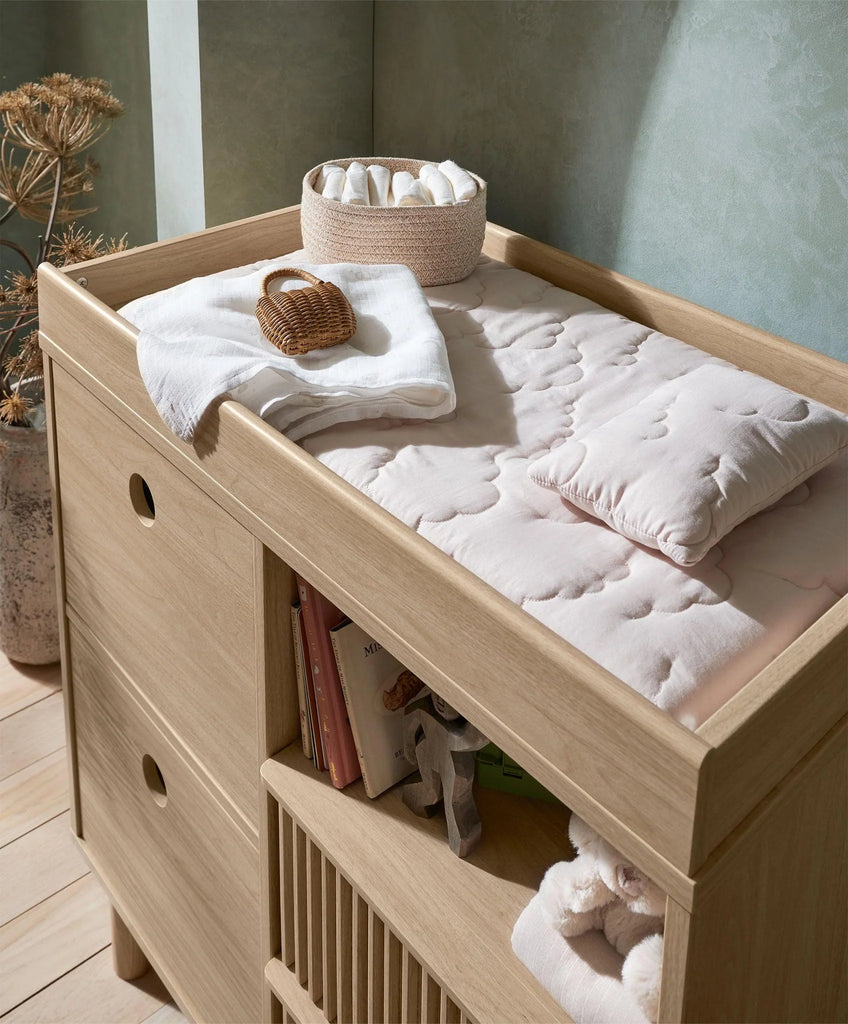 Mamas & Papas Oska Narrow Range (Cotbed, Narrow Dresser & Wardrobe) | Natural Oak