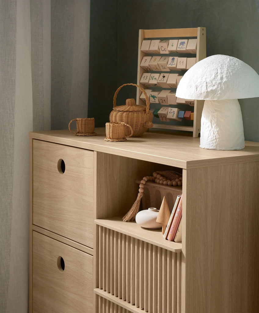 Mamas & Papas Oska Narrow Range (Cotbed, Narrow Dresser & Wardrobe) | Natural Oak
